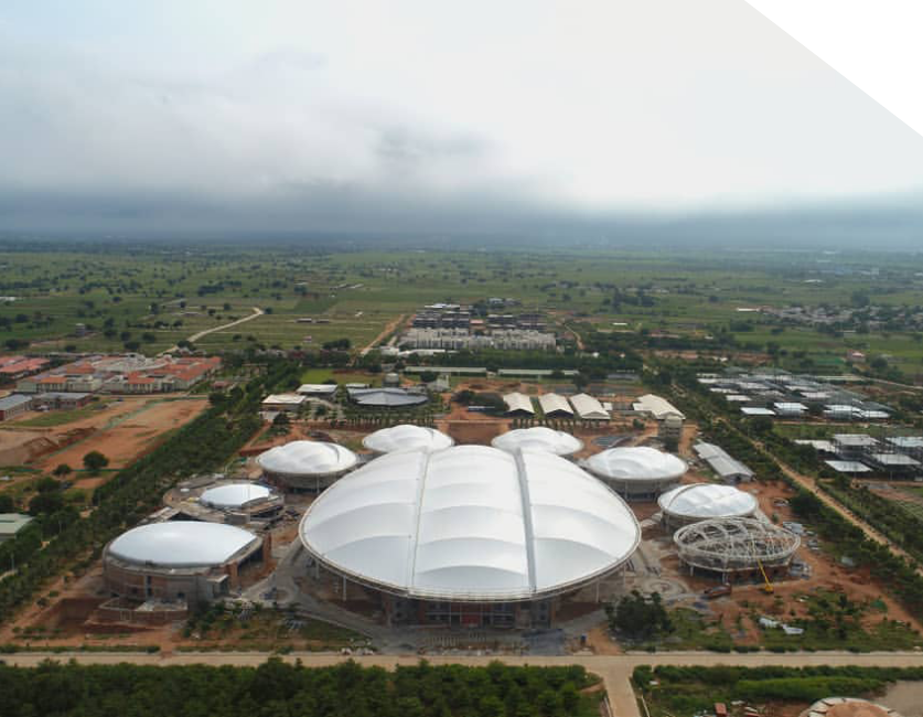 Day View of the Largest meditation center
